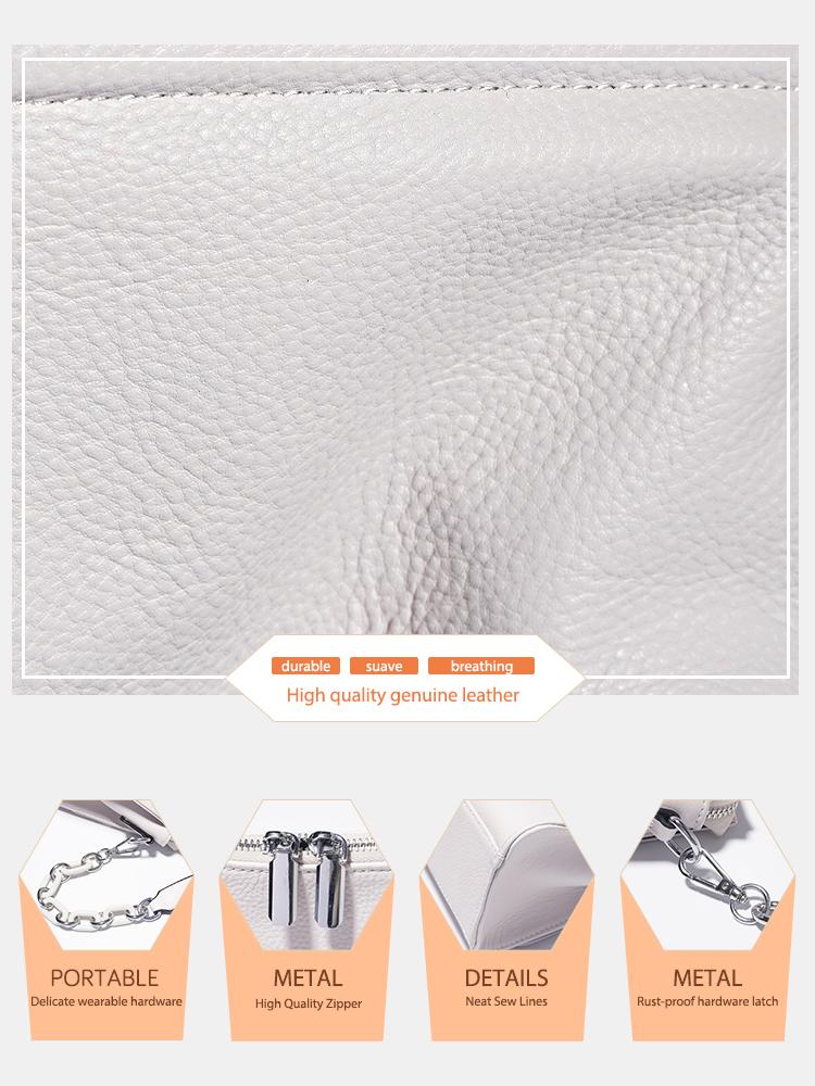 Zency Fashion Acrylic Chain Handbag For Women Luxury Small Underarm Bag