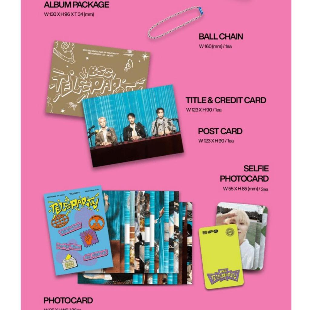 Seventeen BSS 2nd Single Album 'TELEPARTY' KiT Ver.