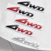 Car 3D Metal 4WD AWD Body Emblem Badge Decals Auto Tail Sticker For G80 GV70 GV80 GV60 G70 G90 GV90 Essentia I20 I30 Tucson