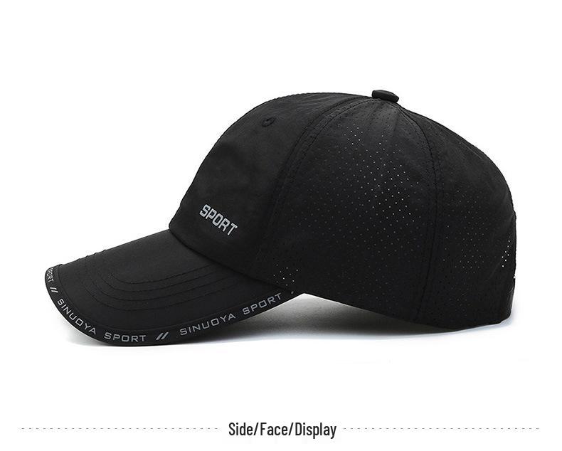 Unisex Outdoor Quick-Dry Sun Protection Baseball Cap - Breathable Shade for Fishing and Casual Wear