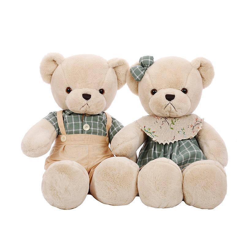 Creative Fresh Bear Doll Teddy Bear Plush Toy Couple Big Bear Doll Girl Gift Pressing Doll