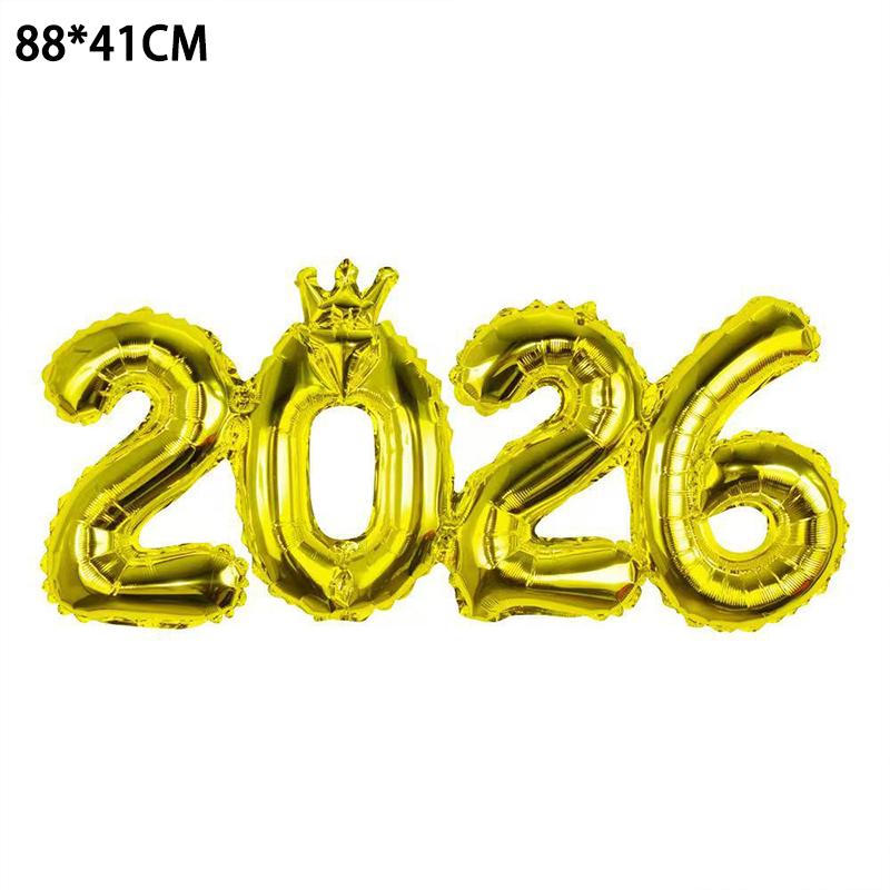 2026 New Year'S Party Decoration Balloons Festival Atmosphere Celebrate Holiday Decorations
