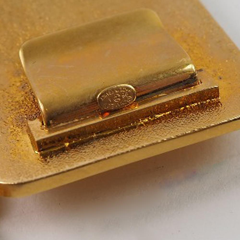 Chanel Chain Belt A07689 With Logo Gold Plated Gold Women Used