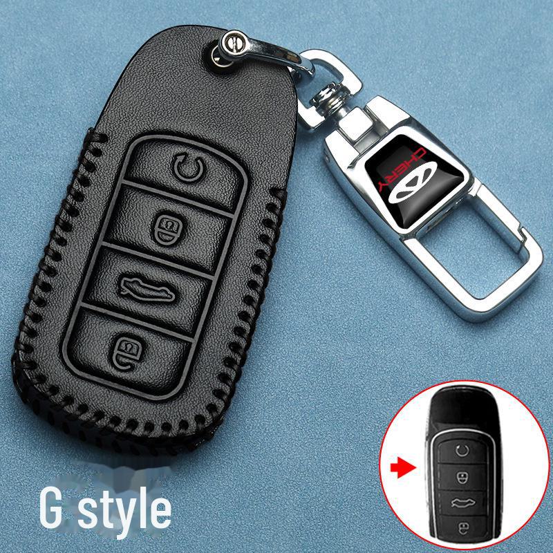 Chery Tiggo & Arrizo Leather Key Cover for 5x, 3, 9, 8 Plus/Pro, 7 Plus & Fengyun 2 Models