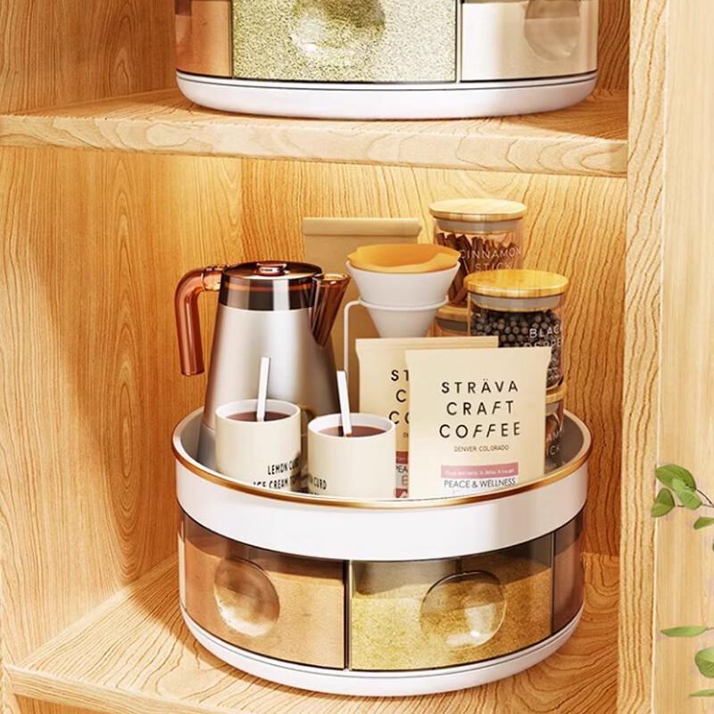 Rotating Countertop Spice Organizer
