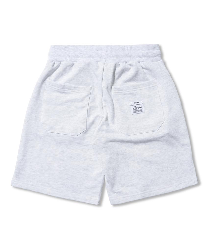 STIGMA Stgm Logo Short Pants White Melange