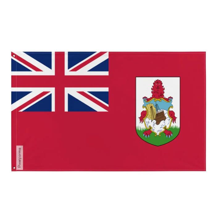 Drapeau - Bermudes - 160 x 240 cm - Polyester - Recto/verso - 2 œillets en fer