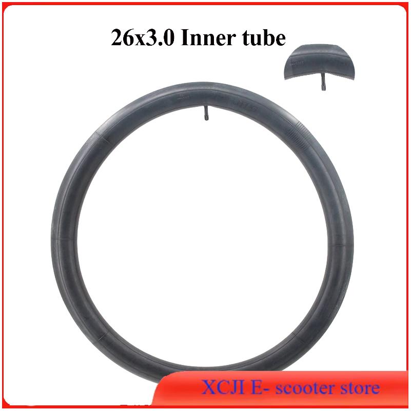 NEW Bike Inner Tube 26inch 26x3.0 Wided Butyl Rubber Spare Tube For Snowmobiles Bicycles Replacement Inner Tube Cycling Parts 26x3.0 Inner tube