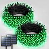 12M 100LED Solar Powered Fairy String Light Christmas Holiday Party Outdoor Garden Decor