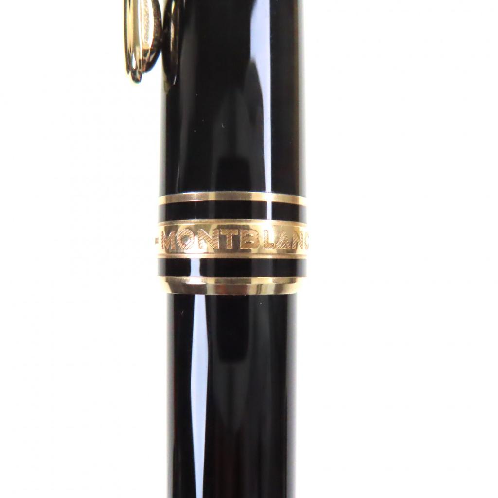 Excellent MONTBLANC Fountain Pen Meisterstück Classic Black Gold 14K Mens Used