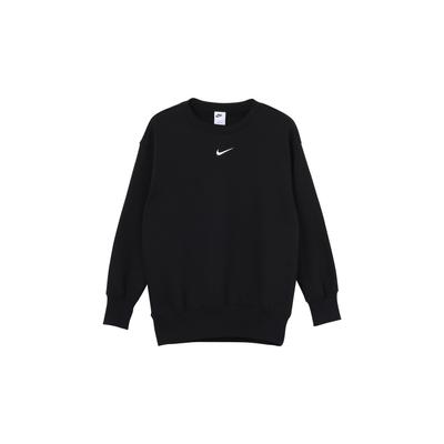 Velvet Long-Sleeve Pullover Sweatshirt Women Tops Black DQ5734-010