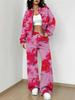 Color tie-dye 1116 new popular autumn and winter new European and American women's clothing smudge and dye suit women
