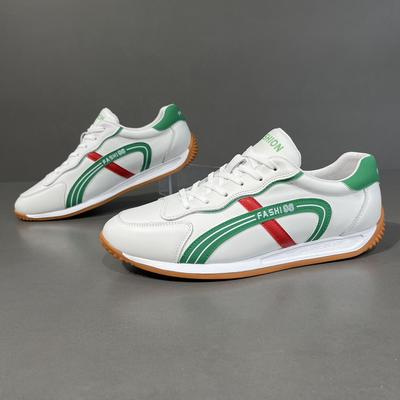Leather Forrest Gump Shoes Color Matching Casual Shoes Men's Board Shoes 2026 Spring Sports Running Shoes