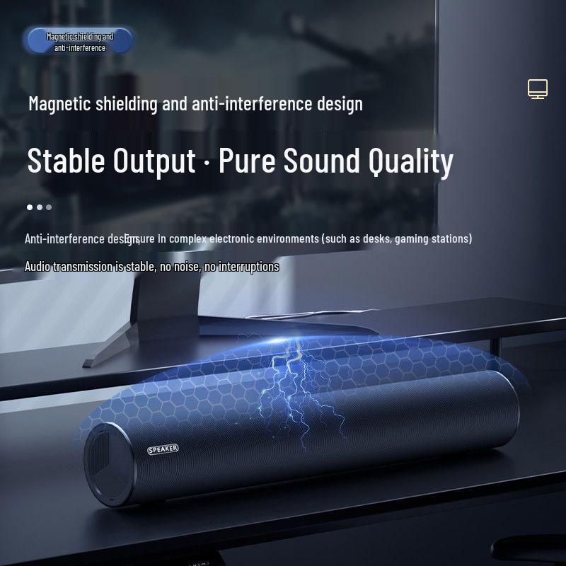 Lenovo Yiningzhe W110 Wired Desktop Speaker with Subwoofer for Computers and Laptops