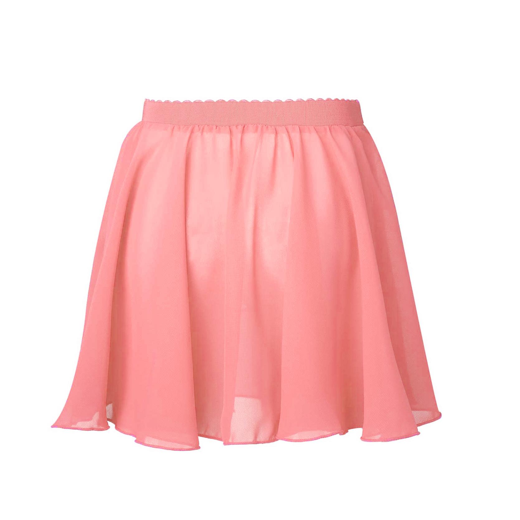 

Эластичный пояс для девочек, однотонный шифоновый эластичный пояс, юбка, танцевальный костюм 12-15 Years светло-розовый