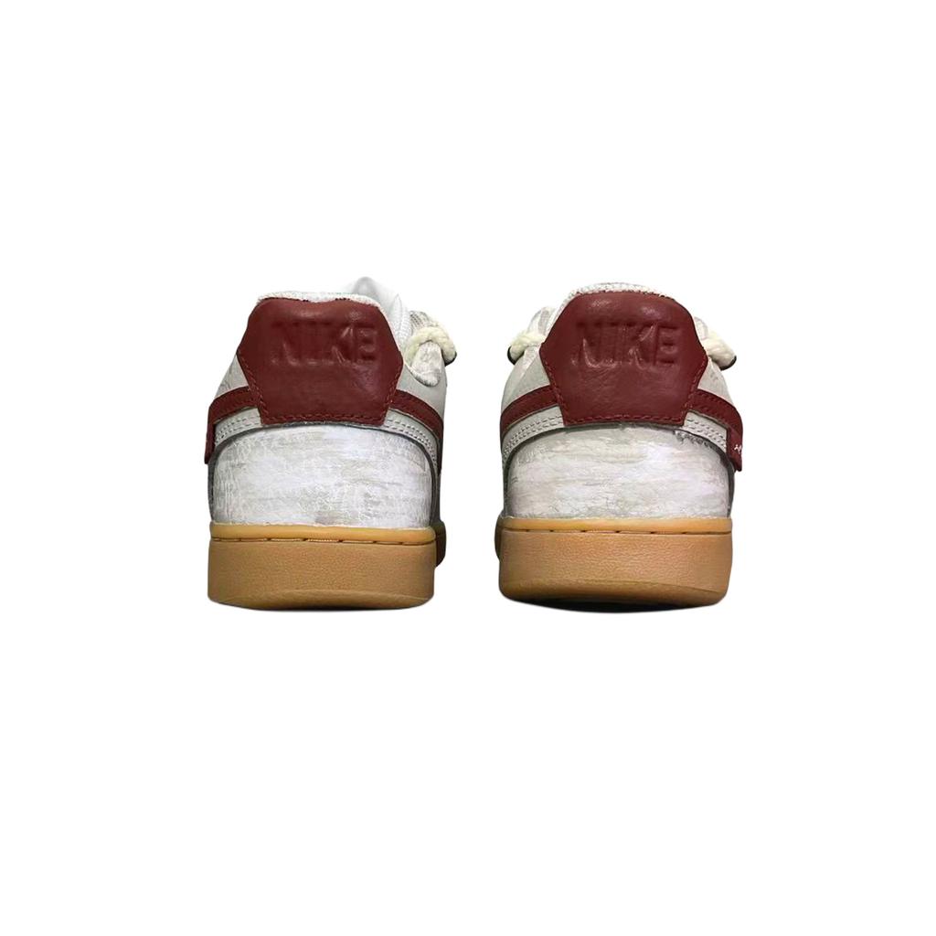 Nike Court Vision 1 Tower Rabbit Creative Low top Skateboard Shoes Men's Red White CD5463-105(Team1533-)