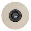 Nbdeal Wall 30cm Continuous Second Wooden Wooden Clock, Radio-Controlled, Silent, Analog, Diameter, Hand, Dial, Hands, M-321