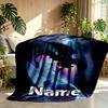 Custom Name Personalized How to Train Your Dragon Print Blanket, Home Decor, Bedroom, Sofa, Camping, Couch, Gifts for Birthday Christmas
