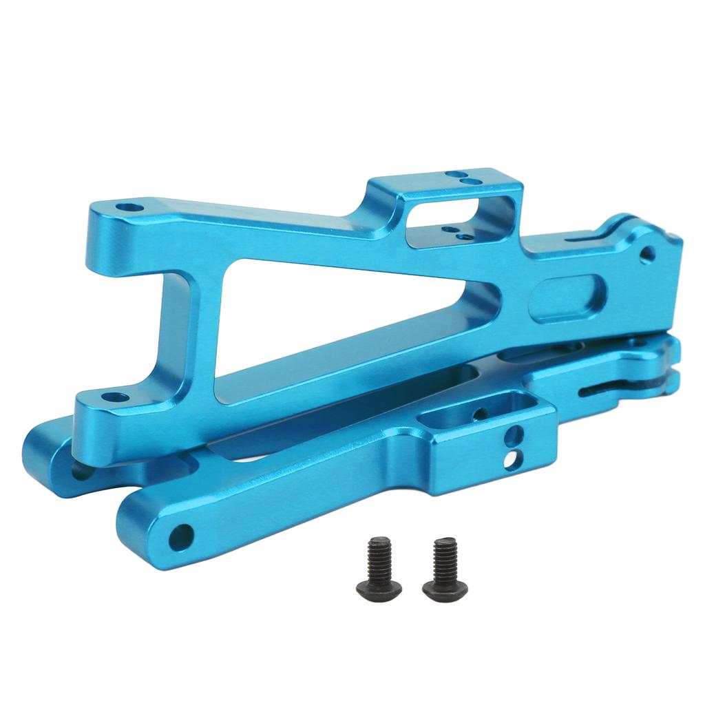 2pcs RC Suspension Arm Aluminum Alloy DIY Upgrade Front and Rear Lower Swing Arm for JLB 1 10 TruckBlue