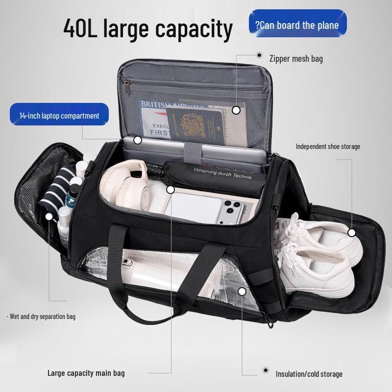 VICTORIATOURIST Men s Multi-functional Travel Duffle Backpack