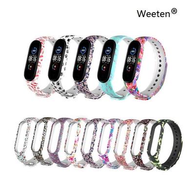 For Mi Band 5 Strap Sport Silicone Watch Wristband For Miband 6 7 Strap Smart Bracelet For Xiaomi Mi Band 5 Watch Strap