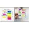 120/160Pcs Colorful Index Label Self Adhesive Notes Page Marker Bookmarks Writable File Label for Marking Highlighting