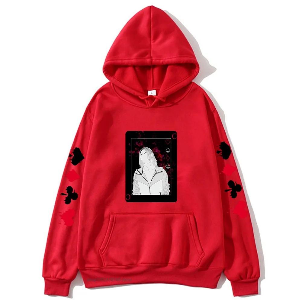 Anime Alice In Borderland Hoodies Kawaii Cartoon Chishiya Unisex Autumn Winter Fleece Sweatshirt