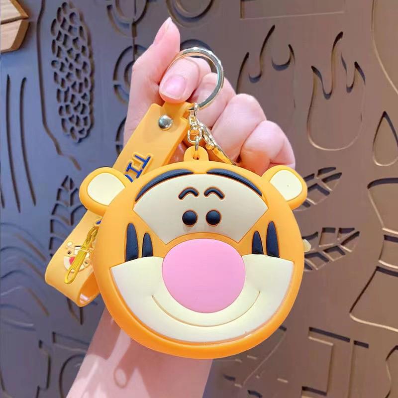 Cartoon Animal Silicone Keychain Bag - Kids' Coin Purse & Toy Pendant