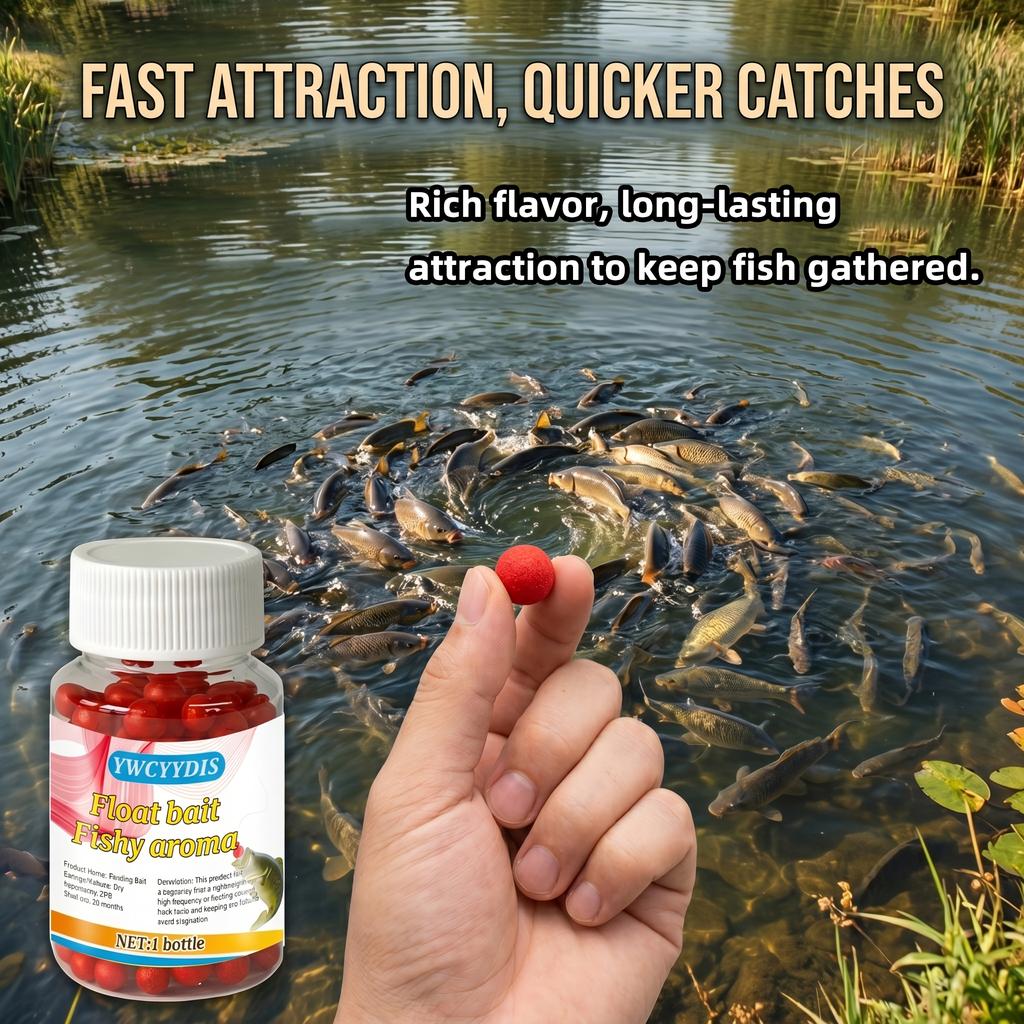 Composite Fish Attractant Bait (1 Bottle), Suitable for All Types of Freshwater Environments Including Rivers, Lakes, Reservoirs