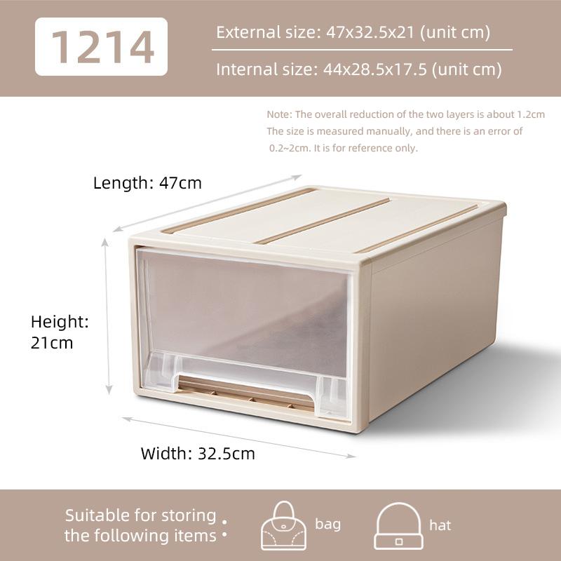 Kunststoff Schrankorganizer und Aufbewahrung Haushalts Schubladen Aufbewahrungsboxen mit Deckel Schreibtisch Aufbewahrungsbox Für Kleidung, Unterwäsche, Socken
