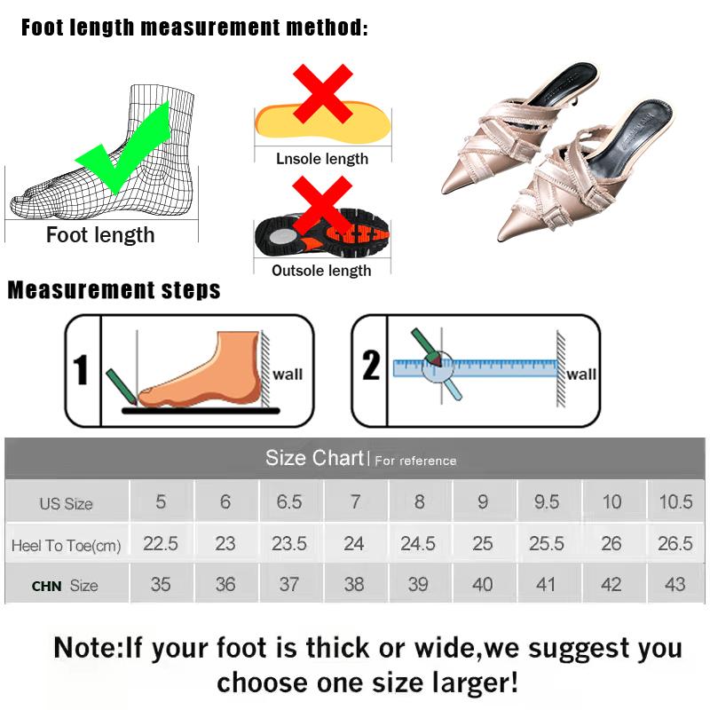 Fashion Medium Heel Shoes For Ladies 2025 Designer Fashion Denim Female Pointed Toe Pumps Heels Mules Slides Elegant Women Shoes
