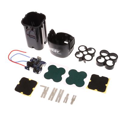 4S Bms 18650 Scatola di immagazzinaggio della batteria al litio 16,8 V Bms Pcba per utensile elettrico con etichetta di capacità in nichel senza batteria