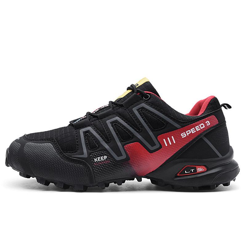 Zapatos de viaje de tendencia para senderismo y montañismo antideslizantes para hombre, otoño e invierno, transpirables, para exteriores, zapatillas de running todoterreno, zapatos de hombre