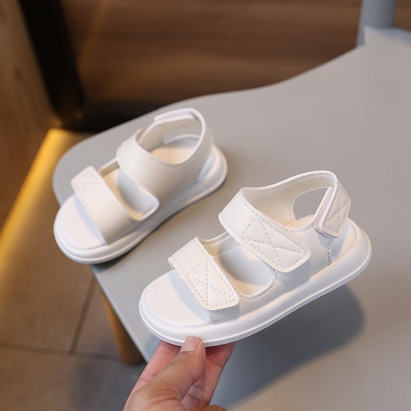 Children's sandals summer new Korean style candy-colored girls' baby shoes soft sole boys' beach shoes