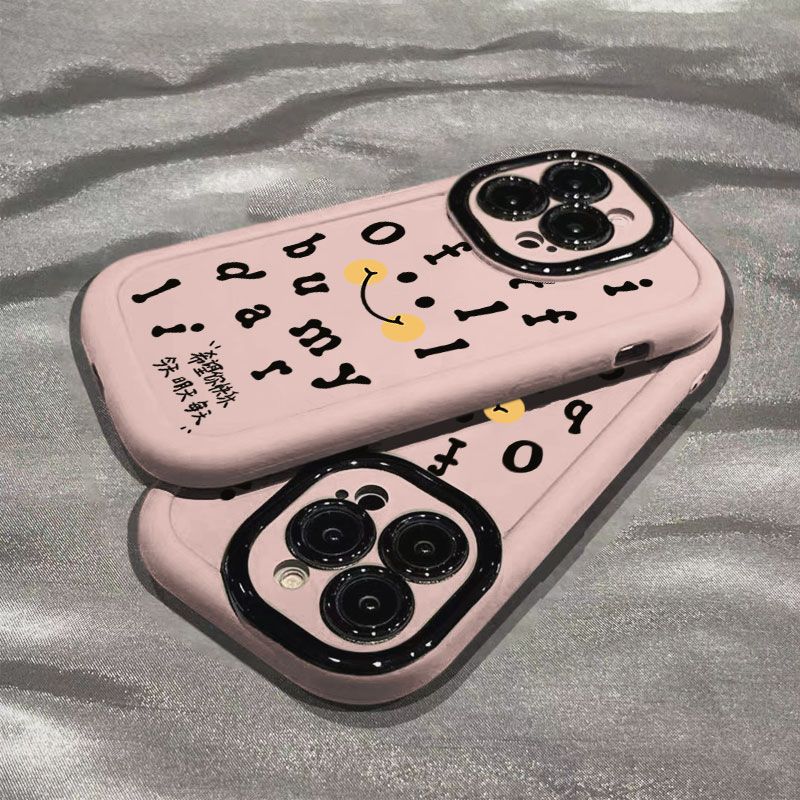 I Hope You Are Happy and Smiling. for IPhone15promax Mobile Phone Case. for Apple 14Plus New Puff Case.