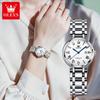 OLEVS Damenuhren Mode Leichter Luxus Original Armbanduhr Wasserdicht Leuchtend Quarz Damen Chronograph Datumsuhren