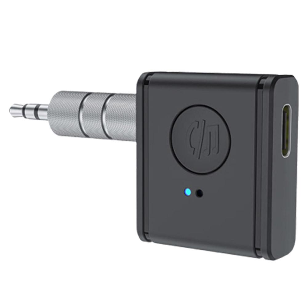 Aux Receiver Wireless Car Bluetooth Adapter 3.5mm To 3.5mm Jack Audio Music Mic Handsfree Adapter For Car Speaker Bluetooth 5.3