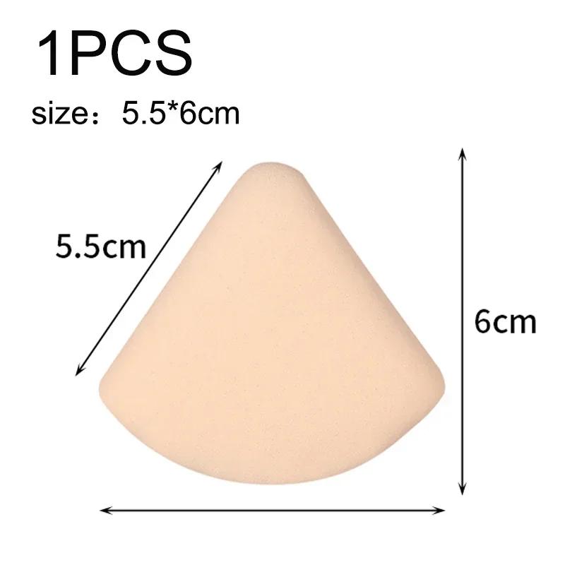 1-10 шт. Круглый Квадратный Треугольный Форма Спонж для макияжа Пуховка Сухое Влажное Двойного использования Мягкая Зефирная Подушечка для Воздушной Подушки Основы Пудра
