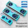 Compact Magnetic Spirit Level - High-Precision Mini Leveling Instrument for Engineering and Measurement