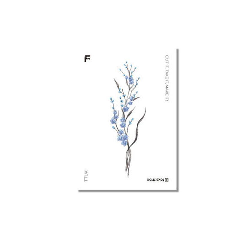 

FAKE.TTT Blue Radio Tattoo Sticker one
