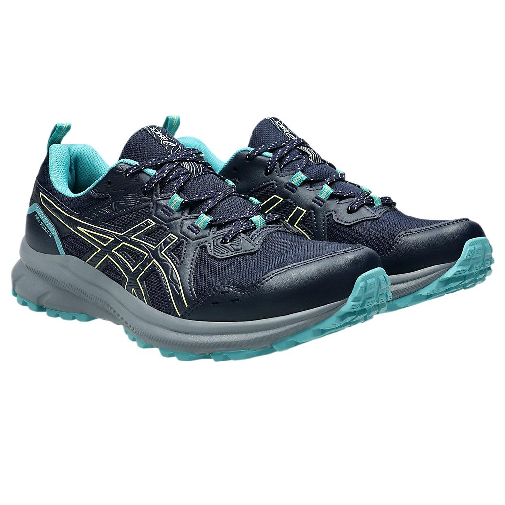 Asics Trail Scout 3 Comfortable Fashionable Trendy Minimalist Cushioning Low Top Running Shoes Men sneaker Blue Black 1011B700-404