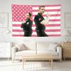 Lucy Chen  Tim Bradford Tapestry Poster Pink American Flag Print 100 Polyester Wall Decor Perfect for The Rookie Fans
