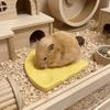 Hamster Ice Mat Ceramics Hamster Ice Pad Portable Non-Slip Pet Cooling Pad Smooth Surface Cooling Board Cage Mat