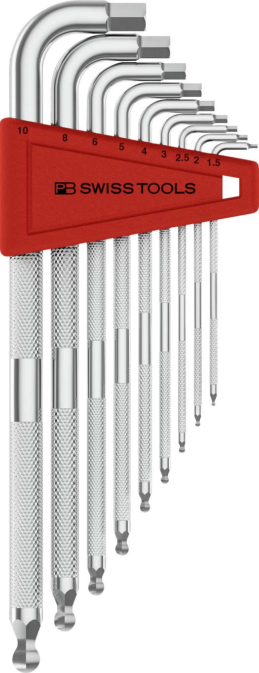 

PB SWISS TOOLS PB SWISS TOOLS Knurled hex wrench set (pack included) 3212LH-10CN