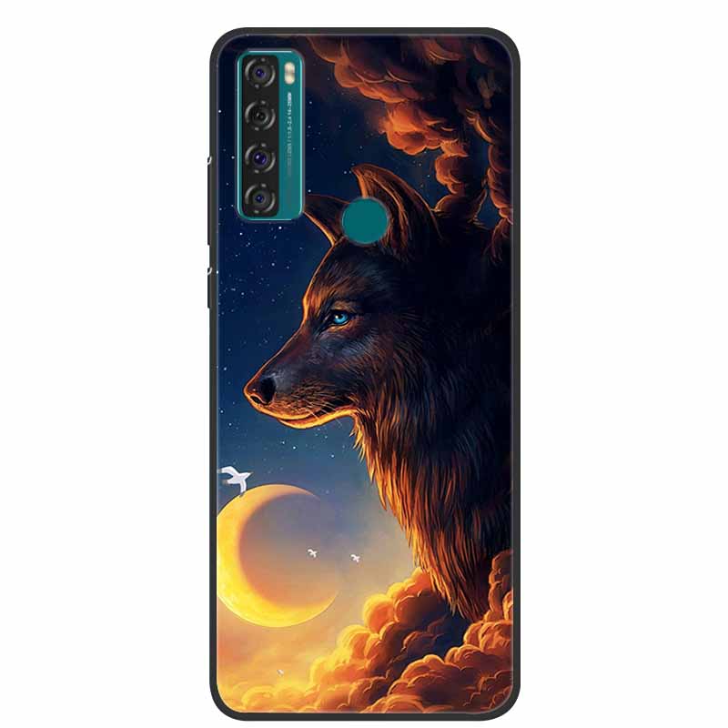 For TCL 20SE Case 20L+ 20L 20S Paint Soft TPU Silicone Phone Cover for TCL 20L Case Coque20s 20 s T775H T774H TCL 20 se 20 Plus