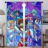 Saint Seiyas Partition Blackout Curtain for Room 2 Panel Tulle for Bedroom Modern Living Room Curtains Halloween Decoration Home