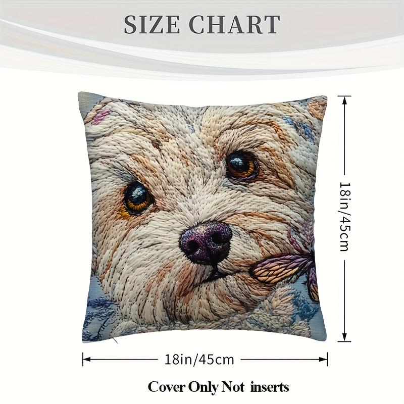 1Pc Havanese Dog Cushion Covers Chair Living Room Pillowcase Cozy Zipper Sofa Pillow Covers Bedroom Indoor Home Decor