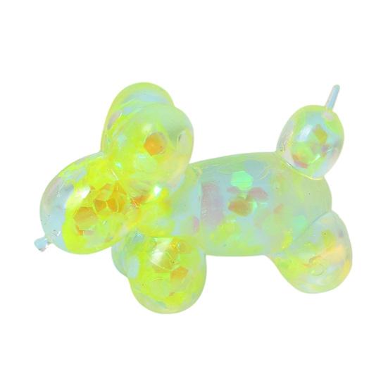 

Soft Squeeze Toy Silicone Balloon Dog Shape Stress Relief Toy Slow Rebound Portable Fidget Toy for Kids And Adults