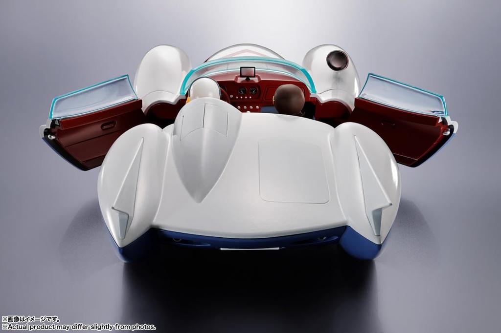 TAMASHII NATIONS Chogokin Mach GoGoGo Approximately and Painted Action Figure Mach-Go, 270mm, PVC, ABS, Die-cast