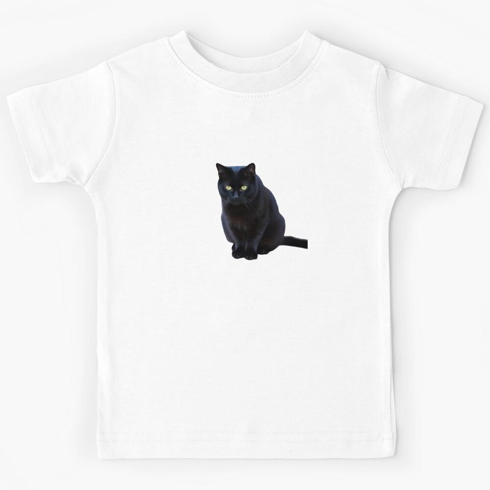 Black Cat Kids T-Shirt 120